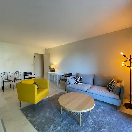 C012-appartement Confortable Avec Piscine, Tennis Et Grand Parc Apartment Cannes